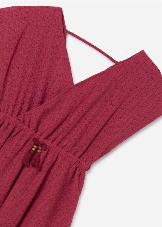 Mayoral Kız Çocuk Kaftan Elbise Gül Kurusu 6958