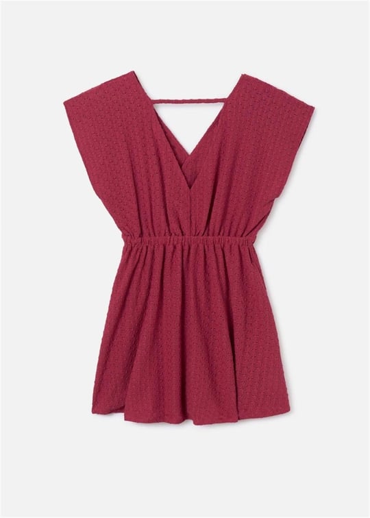 Mayoral Kız Çocuk Kaftan Elbise Gül Kurusu 6958