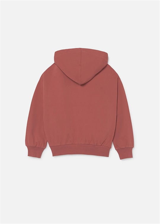 Mayoral Kız Çocuk Kapüşonlu Sweatshirt Somon 7426