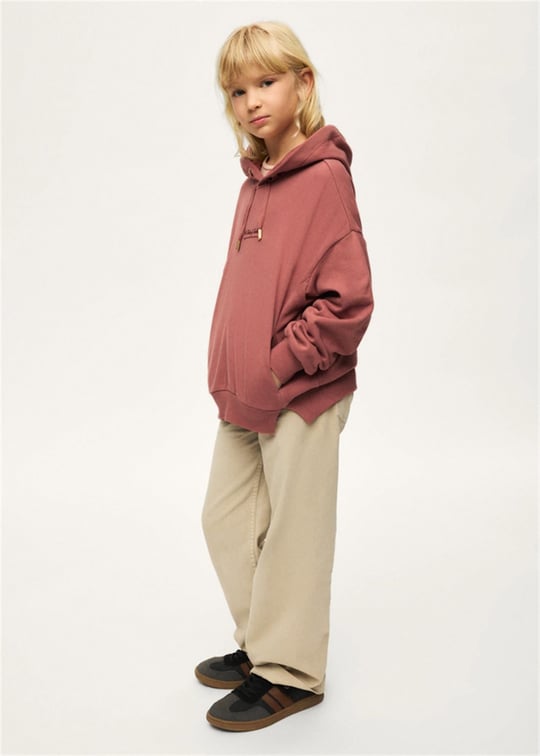 Mayoral Kız Çocuk Kapüşonlu Sweatshirt Somon 7426