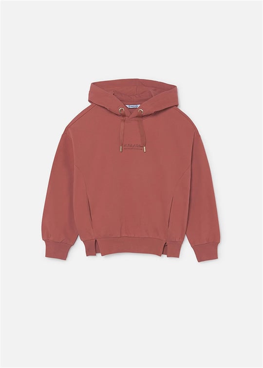 Mayoral Kız Çocuk Kapüşonlu Sweatshirt Somon 7426