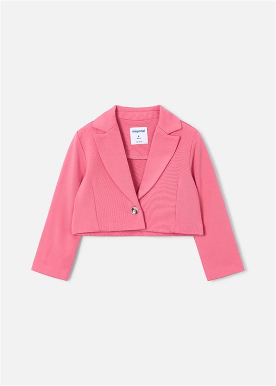 Mayoral Kız Çocuk Kısa Blazer Ceket Pembe 3451