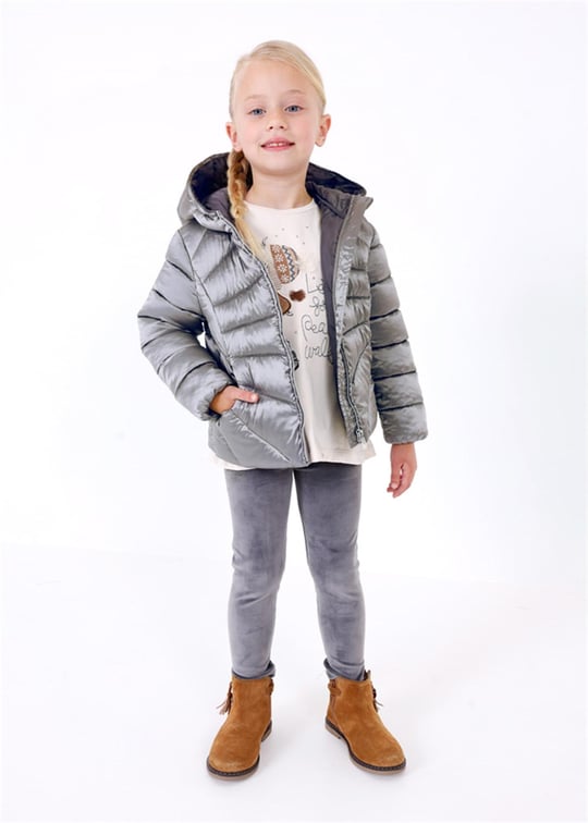 Mayoral Kız Çocuk Mont Gri 4416