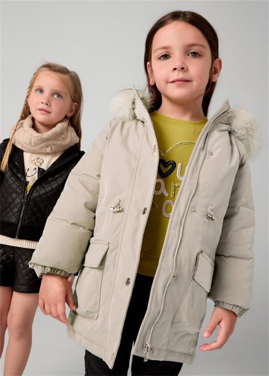 Mayoral Kız Çocuk Parka Mont Bej 4493