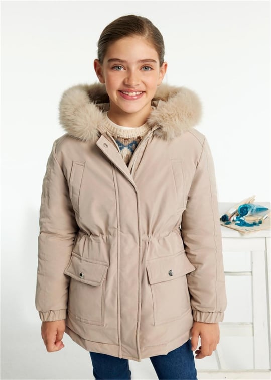Mayoral Kız Çocuk Parka Mont Bej 7480