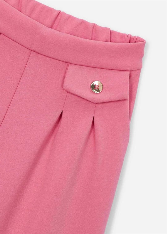 Mayoral Kız Çocuk Pileli Pantolon Pembe 3584