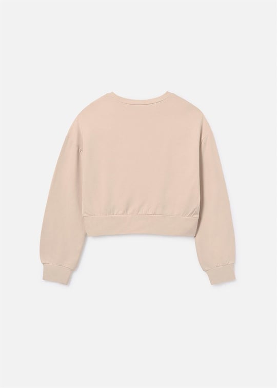 Mayoral Kız Çocuk Pul İşlmemeli Sweat Krem 7421