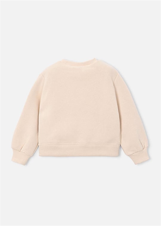Mayoral Kız Çocuk Pullu Sweatshirt Krem 4408