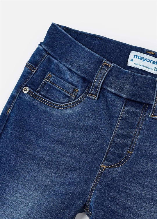 Mayoral Kız Çocuk Skinny Fit Jean Kot Pantolon Lacivert 548