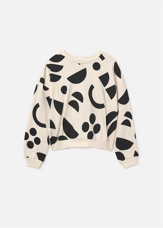 Mayoral Kız Çocuk Sweatshirt Siyah 7426