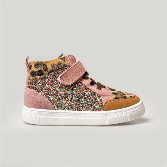 Merli&Rose Kız Çocuk Shine Leopar Bot Pembe 138-14