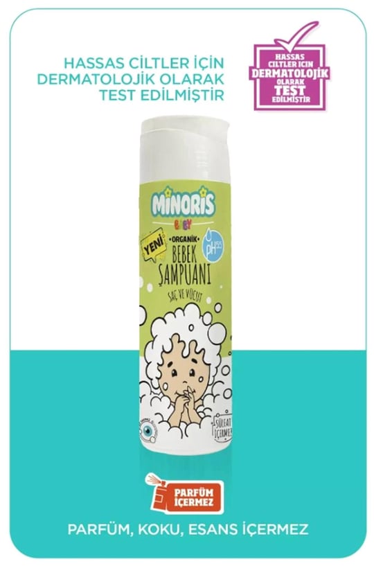 Minoris Baby Bebek Saç ve Vücut Şampuanı 200ml