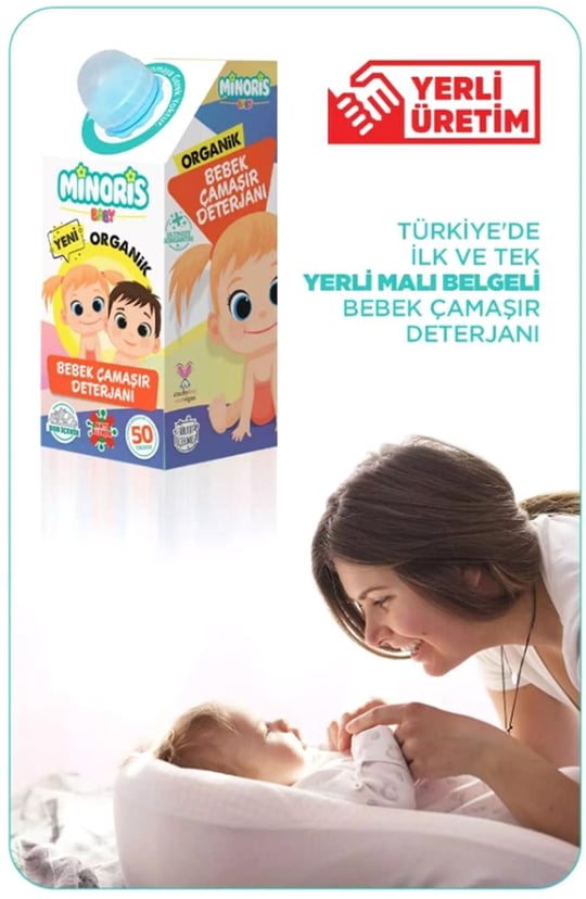 Minoris Baby Organik Bebek Çamaşır Deterjanı 1000ml 