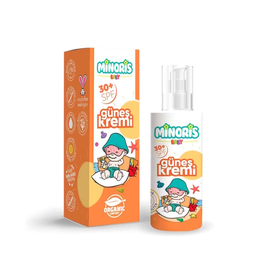 Minoris Baby Organik Güneş Koruyucu Sprey Krem Spf30 150ml