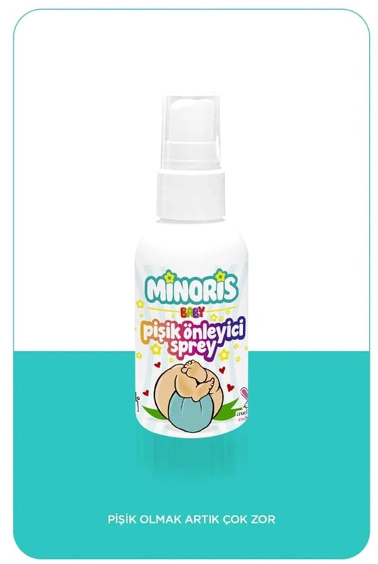Minoris Baby Organik Pişik Önleyici Sprey 100ml