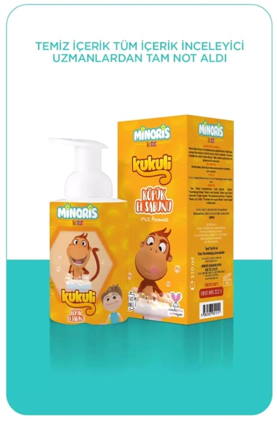Minoris Kids Kukuli Köpük El Sabunu 310ml