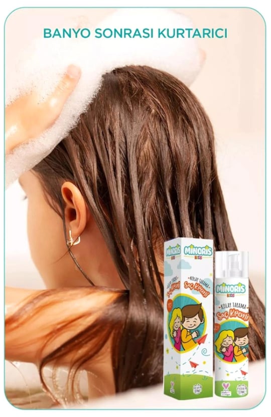 Minoris Kids Organik Kolay Tarama Saç Kremi 200ml