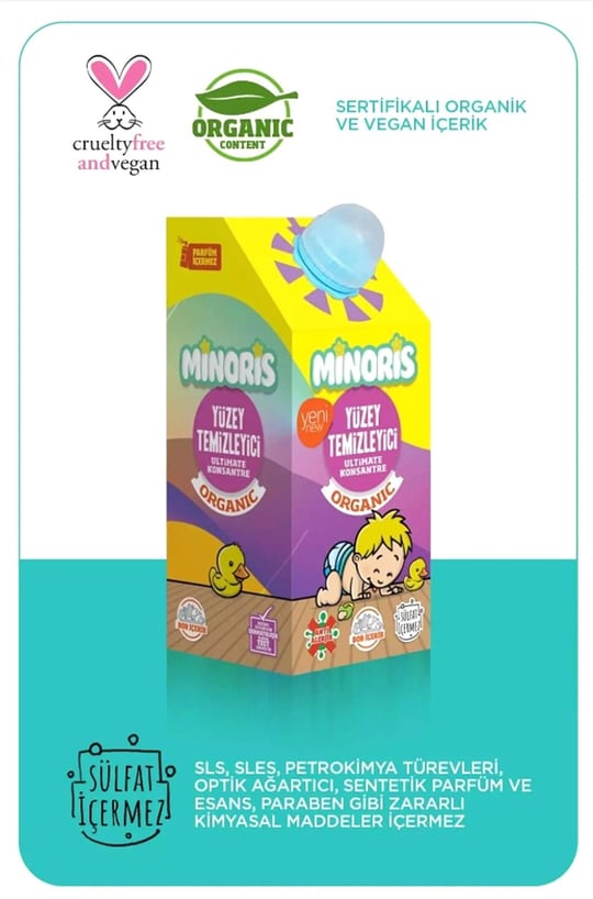 Minoris Organik Yüzey Temizleyici 1000ml