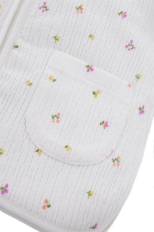 Miny Center Kız Bebek Ceket Beyaz MNT24K003