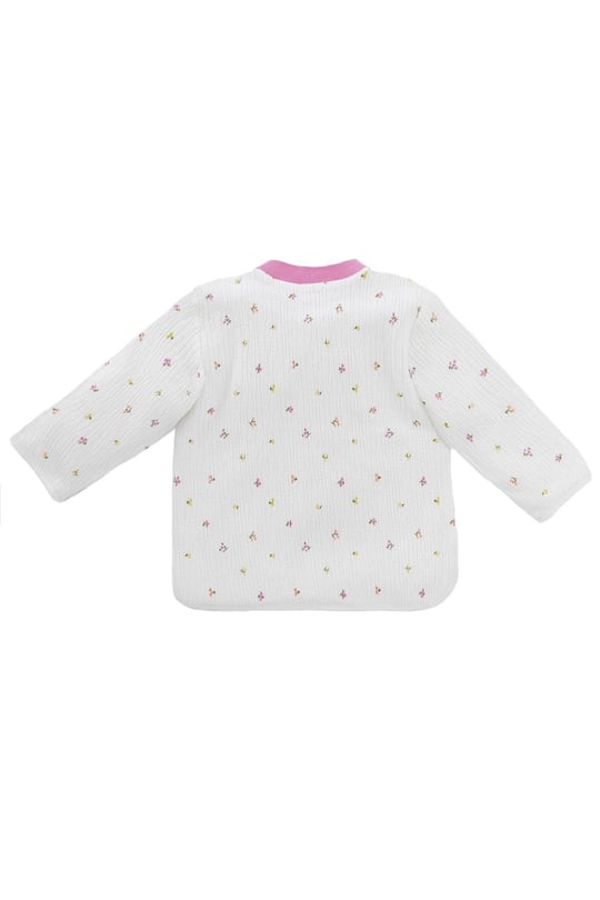 Miny Center Kız Bebek Ceket Beyaz MNT24K003
