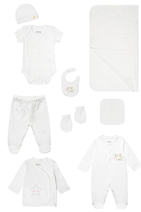 Miny Center Unisex Bebek 10'lu Hastane Çıkışı MNT24U050