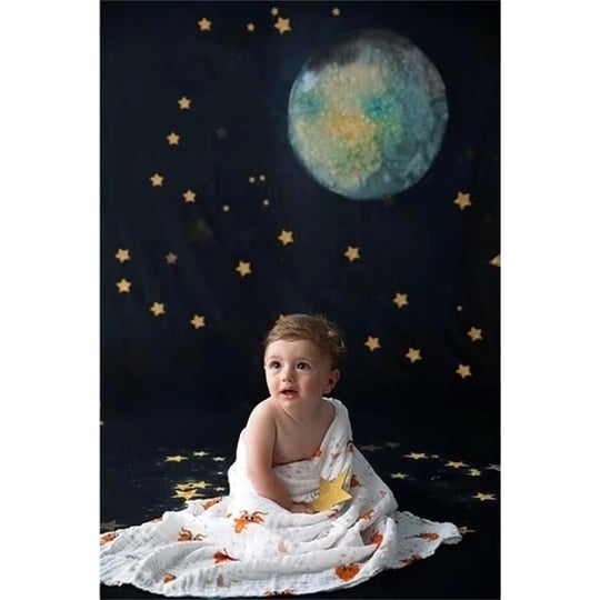 Momeasy B010 Burç Desenli Tekli Örtü Oğlak 100x120 cm