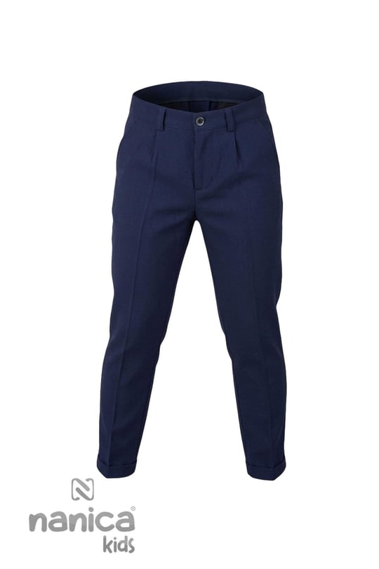 Nanica Kids Erkek Çocuk Kruvaze Takım Elbise Lacivert 126639
