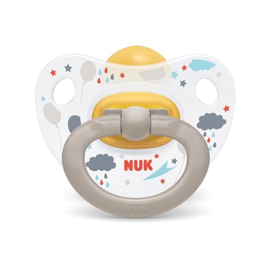 Nuk Happy Kids Kauçuk Emzik Erkek (6-18 Ay) (2li Kutu) 733094