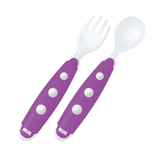 Nuk Mini Çatal Kaşık Seti Mor 255047