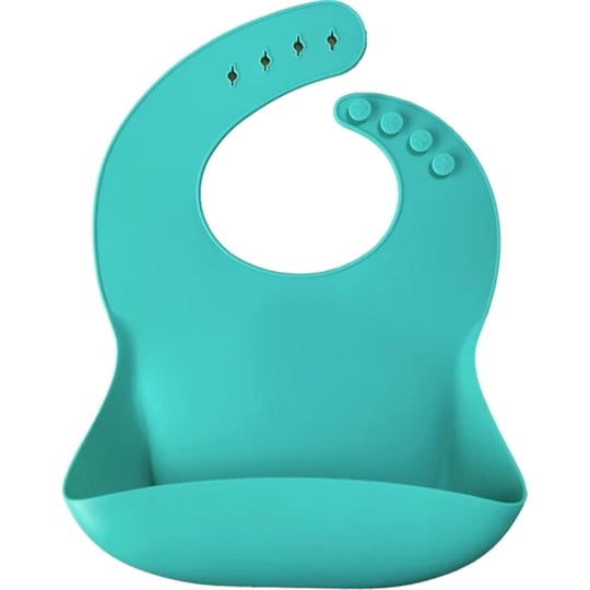 Oioi Basıc Silikon Mama Önlüğü Aqua Green 1020051