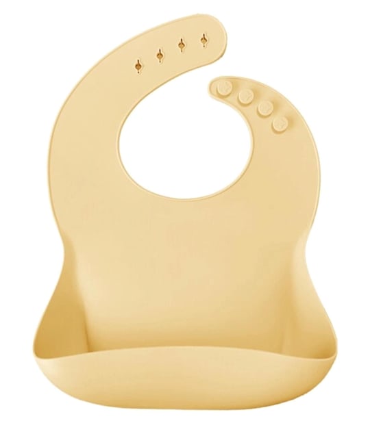 Oioi Basıc Silikon Mama Önlüğü Mellow Yellow 1020056