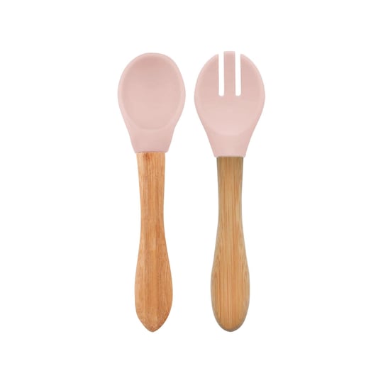 OiOi Mama Kaşığı + Çatal - Pinky Pink 01340002