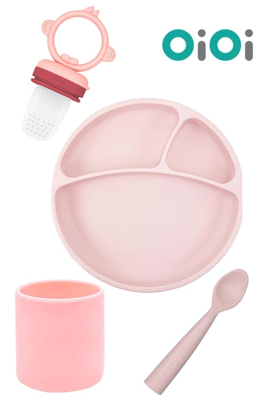 Oioi Pembe Mega Silikon Bebek Beslenme Set
