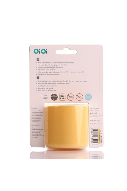 OiOi Silikon Mini Bardak Sarı 01100006