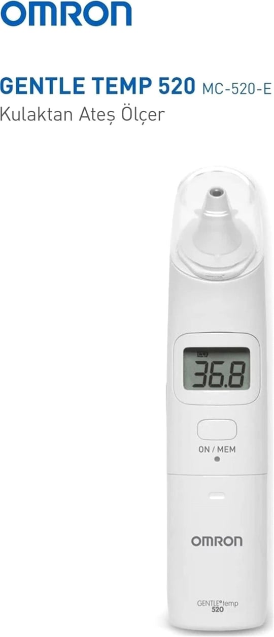 Omron Gentle Temp Kulaktan Ateş Ölçer 520