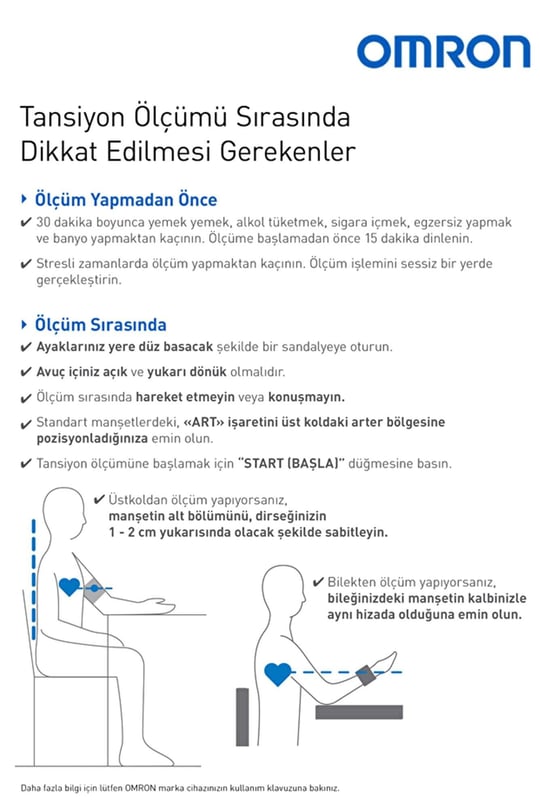 Omron M2+ Geniş Manşetli Üst Koldan Pilli Dijital Tansiyon Aleti