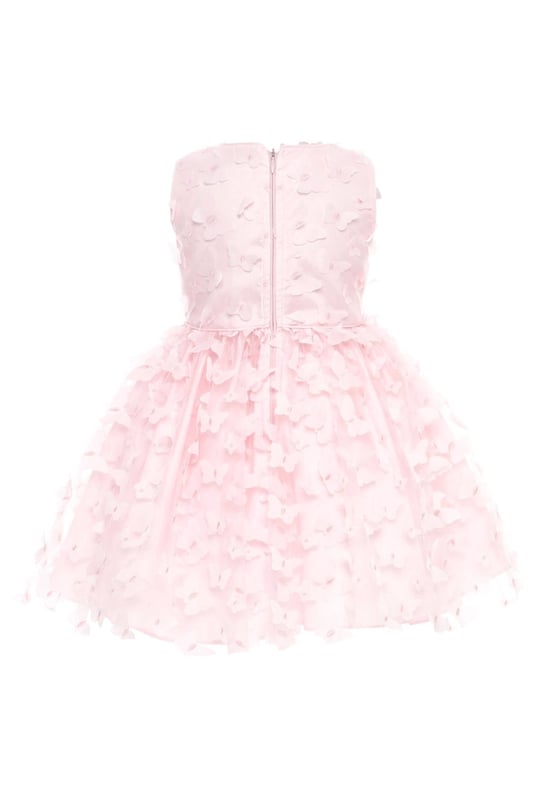 Pamina Kız Bebek Bolero Elbise Takım Pembe 36361