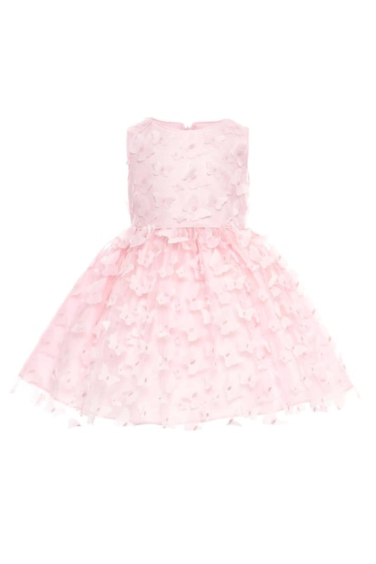 Pamina Kız Bebek Bolero Elbise Takım Pembe 36361