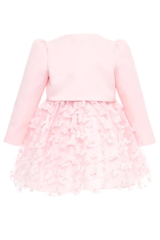 Pamina Kız Bebek Bolero Elbise Takım Pembe 36361