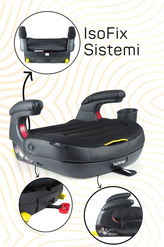 Peg Perego Viaggio Via Shuttle Grup 2-3 (15-36 Kg) Licorice
