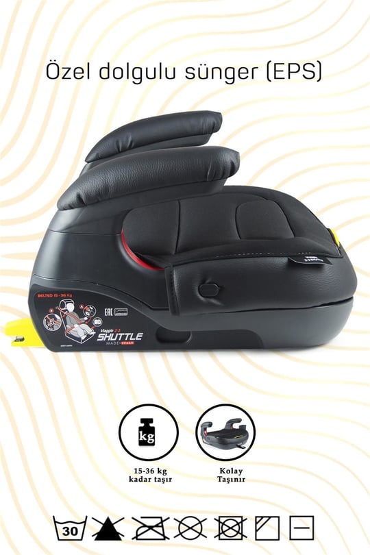 Peg Perego Viaggio Via Shuttle Grup 2-3 (15-36 Kg) Licorice