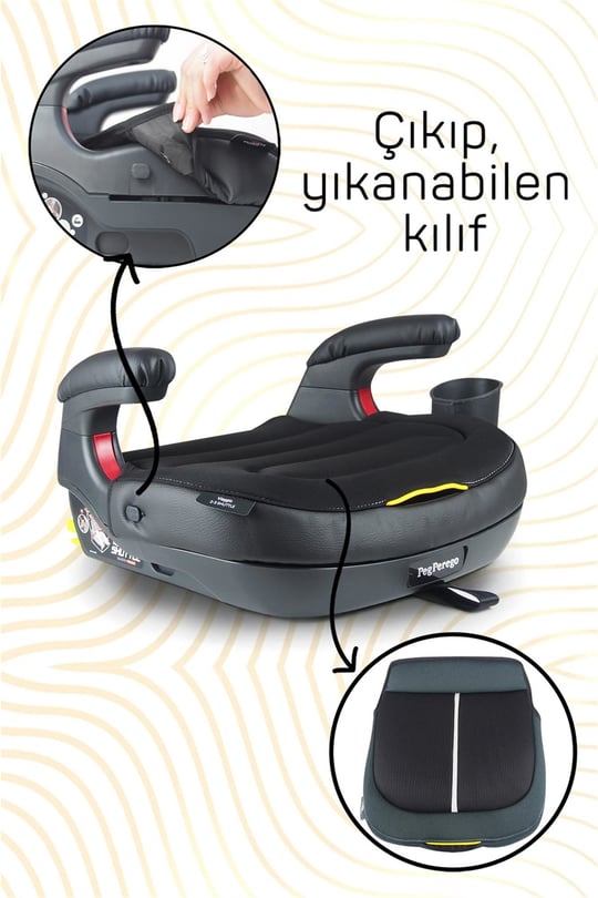 Peg Perego Viaggio Via Shuttle Grup 2-3 (15-36 Kg) Licorice