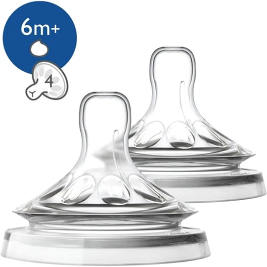 Philips Avent Natural Biberon Emziği Y Kesik 6m+ 2li SCF046/27