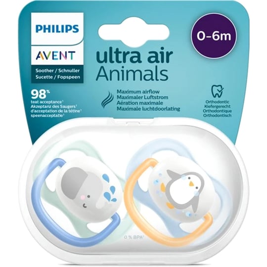 Philips Avent Ultra Air Emzik 0-6 Ay Erkek Scf080/05