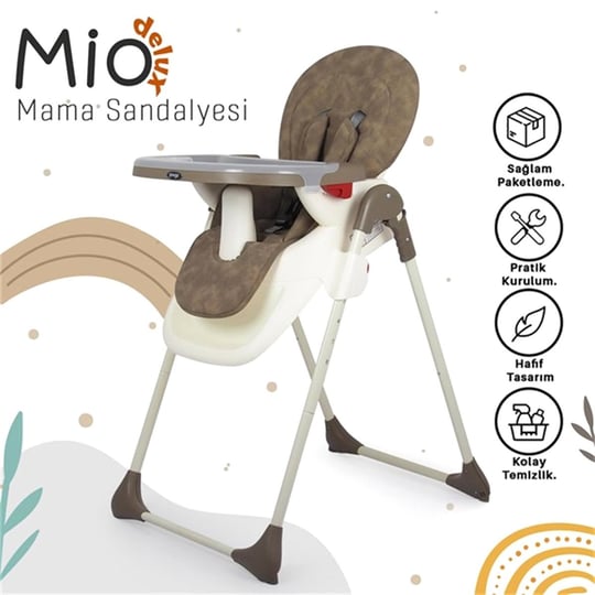 Prego 3032 Mio Deluxe Mama Sandalyesi Krem