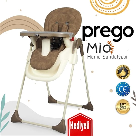 Prego 3032 Mio Deluxe Mama Sandalyesi Krem