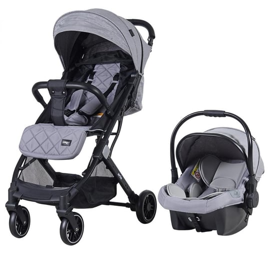 Prego Aria Travel Sistem Bebek Arabası Gri 