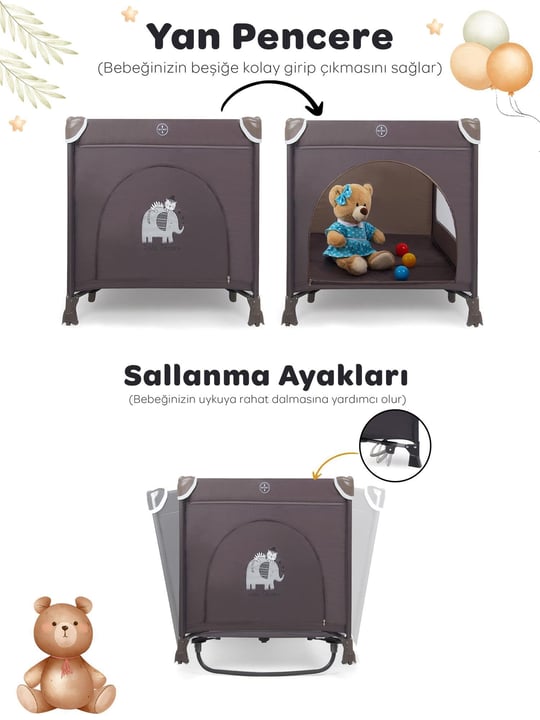 Prego Atlanta Max Oyun Parkı 70*120 Bej 8056