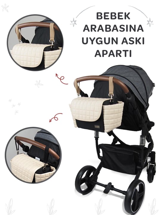Prego Bella Bebek Bakım Çantası Bej 3080