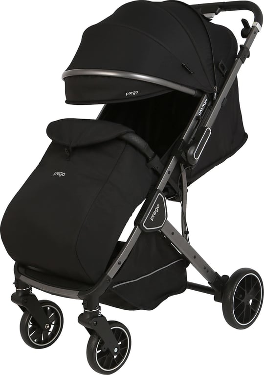 Prego Canyon Koldan Çift Yönlü Kabin Boy Bebek Arabası Siyah 2430